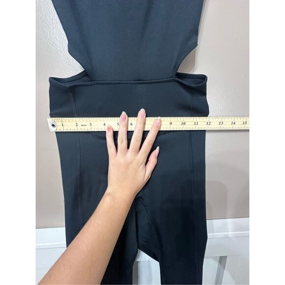 NWOT Free People FP Movement Back It Up Athletic Black One Piece Romper Women's - Picture 8 of 13
